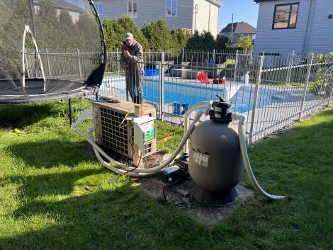 Fermeture piscine Lévis Saint-Nicolas