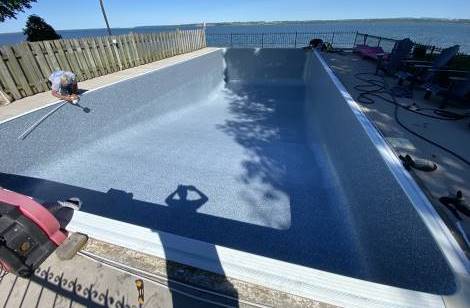 Réparation piscine creusée Lévis Saint-Nicolas