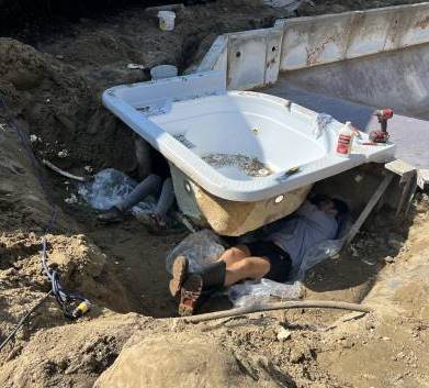 Réparation piscine creusée Lévis Saint-Nicolas